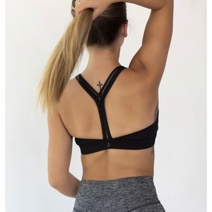 Like New! P’tula Kristina Black Sports Bra Black
